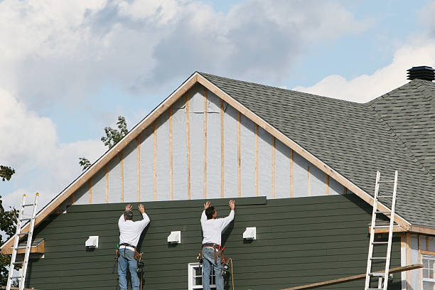 Professional Siding Installation technician working in Sparta, NC